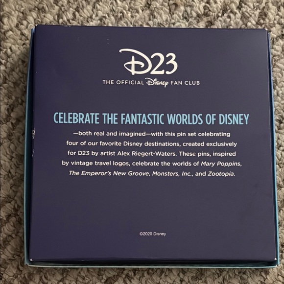 Disney Themed Collectible Pin Set - Picture 8 of 8